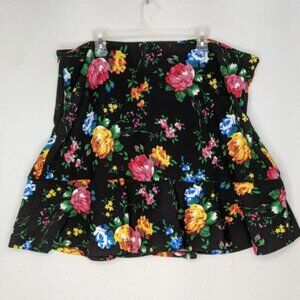 Shein Curve Floral Skirt Women's 4XL